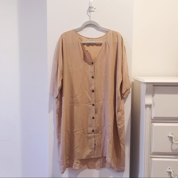 Silk Revisited Tent Dress - Picture 4 of 6